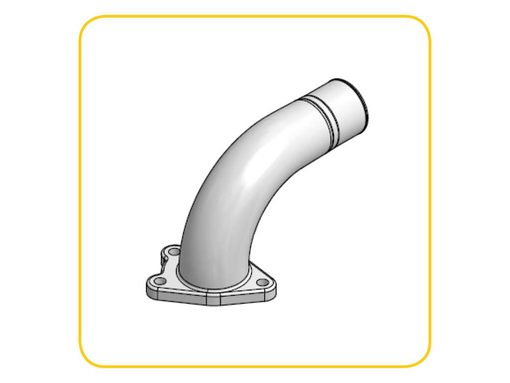 Luftrohr Ø37, Einlass