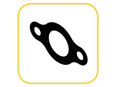 Gasket, gas intake engine