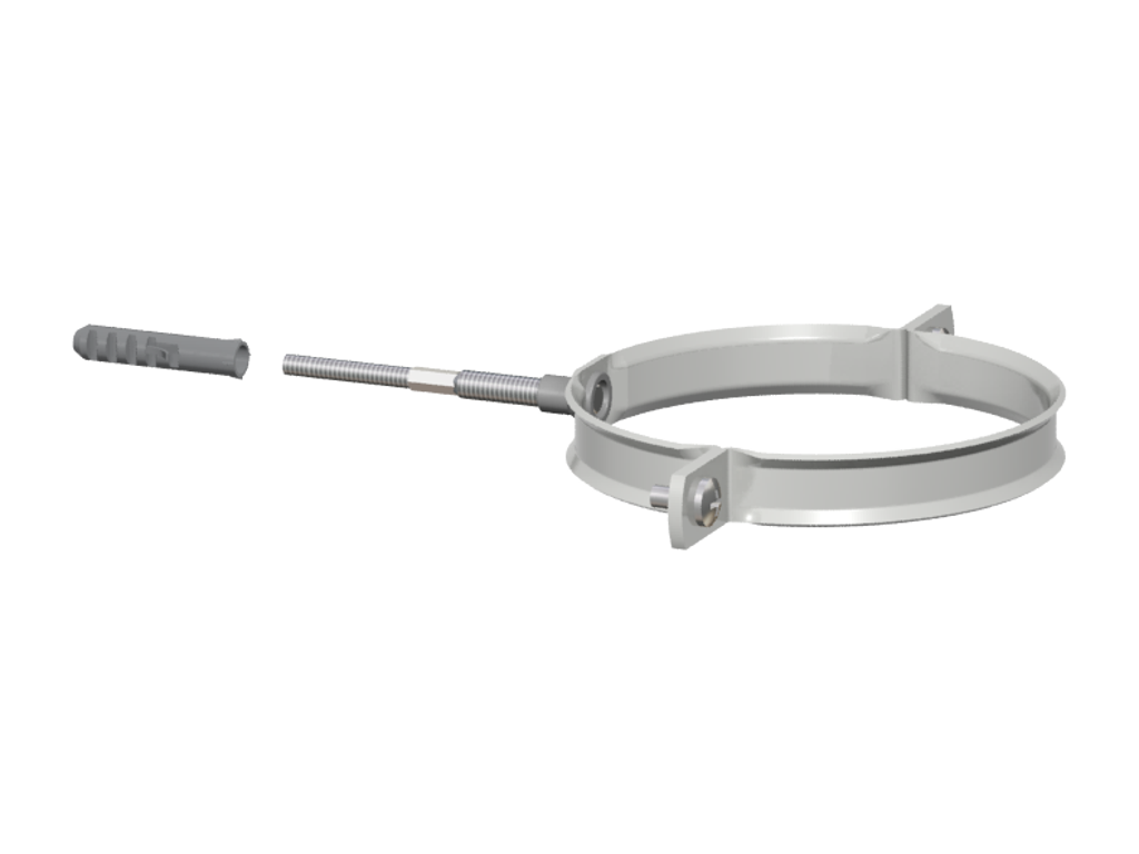 Mounting Bracket D80/125 White