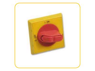 Handle red/yellow on-off