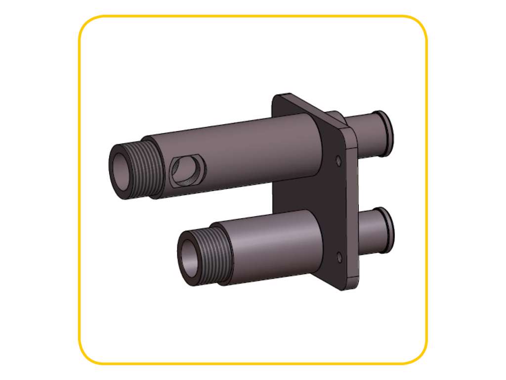 Coolant pipe in-outlet