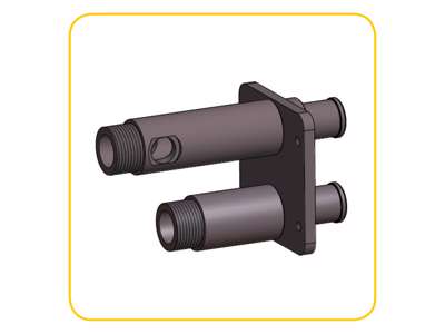 Coolant pipe in-outlet