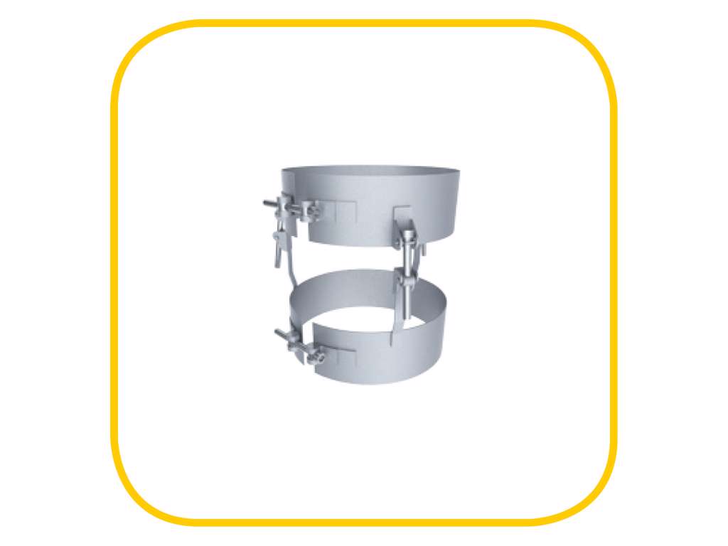 Schornstein Montagehilfe Ø80