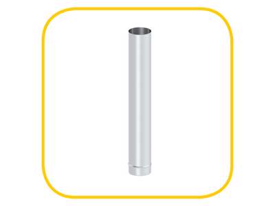 Längenelement 980 mm Ø80