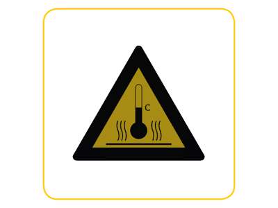 Label, Hohe Temperatur
