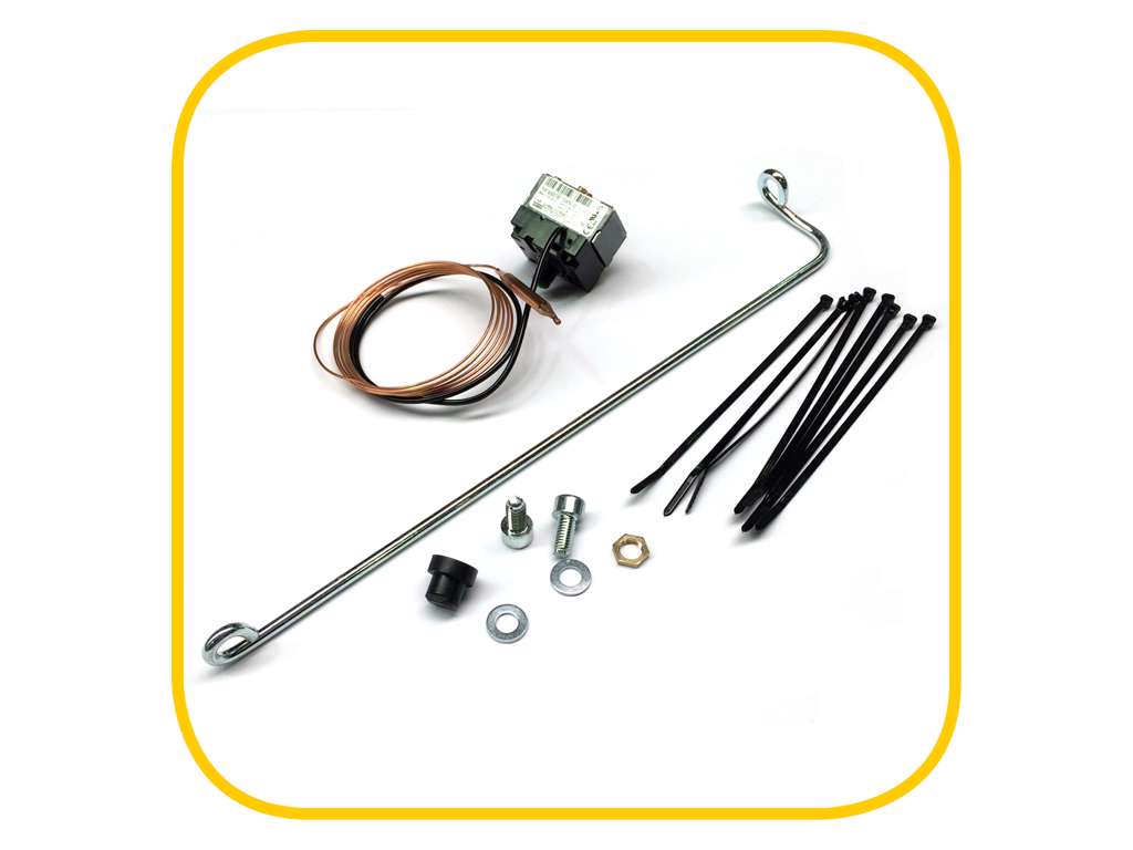 Thermostat w/guide bar