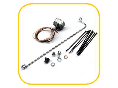 Thermostat w/guide bar