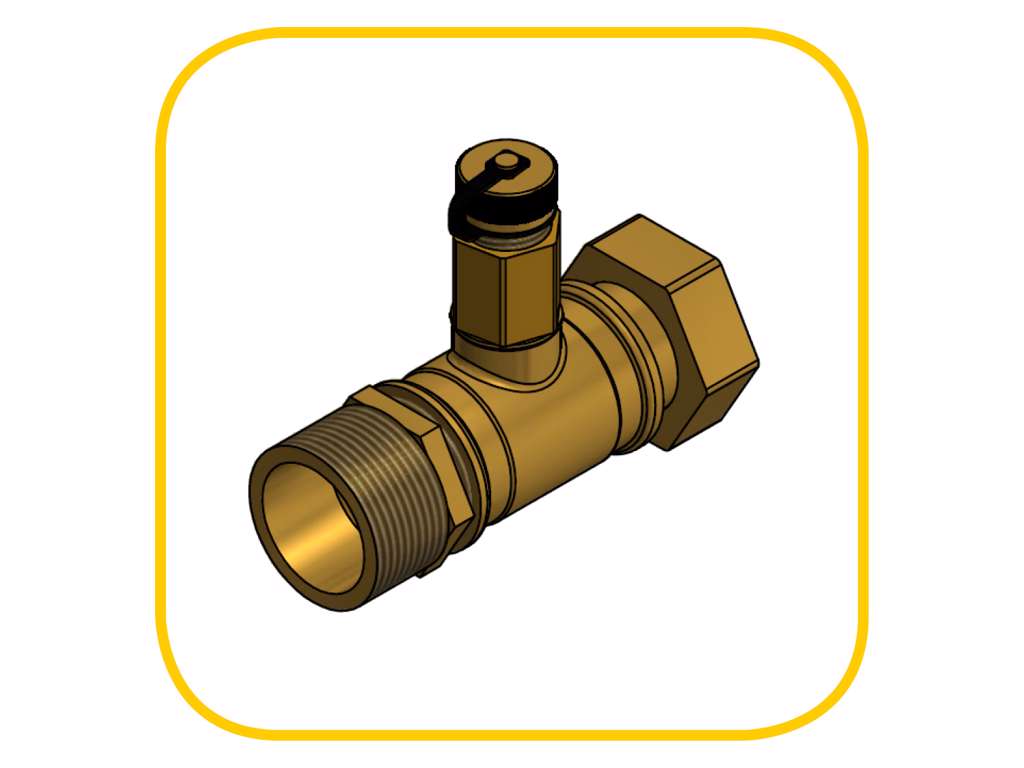 Ablassventilanordnung 5/4"