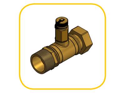 Ablassventilanordnung 5/4"