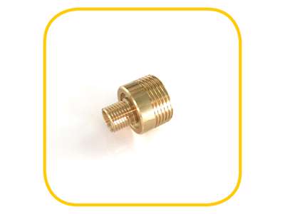 Hose connector ¼"x¾"