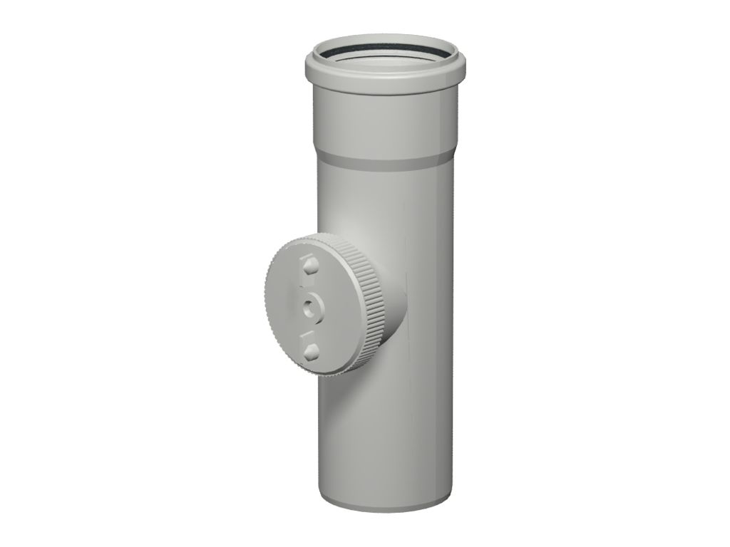 Revision pipe D110 White PP