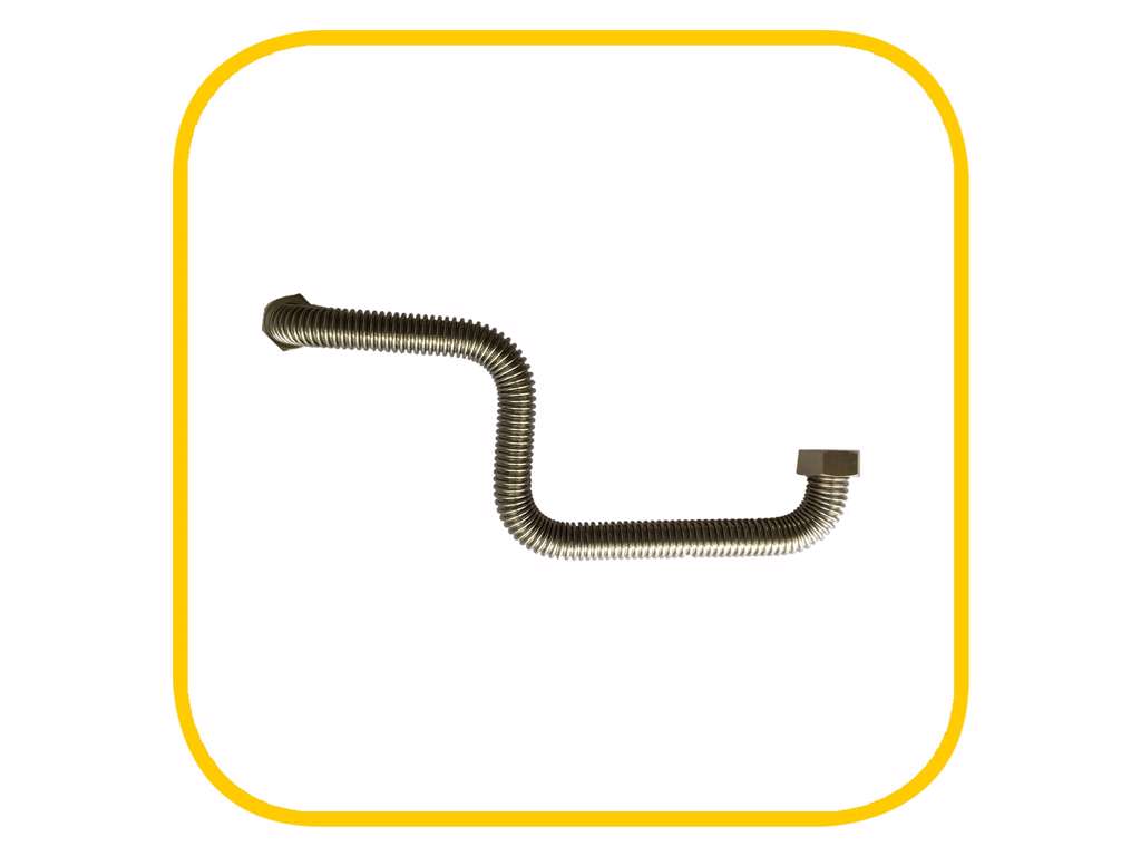 Füllschlauch, Edelstahl