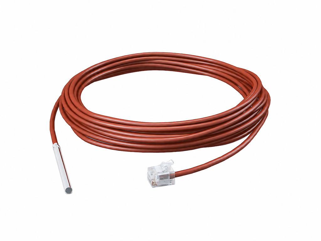 RJ11 cable w/PT-100 sensor, 3 m