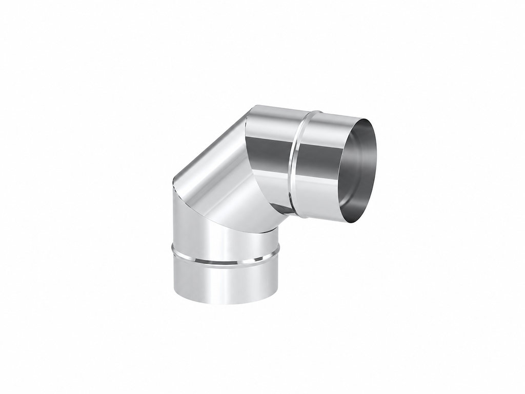 Flue gas Inox Bend Ø80/90º