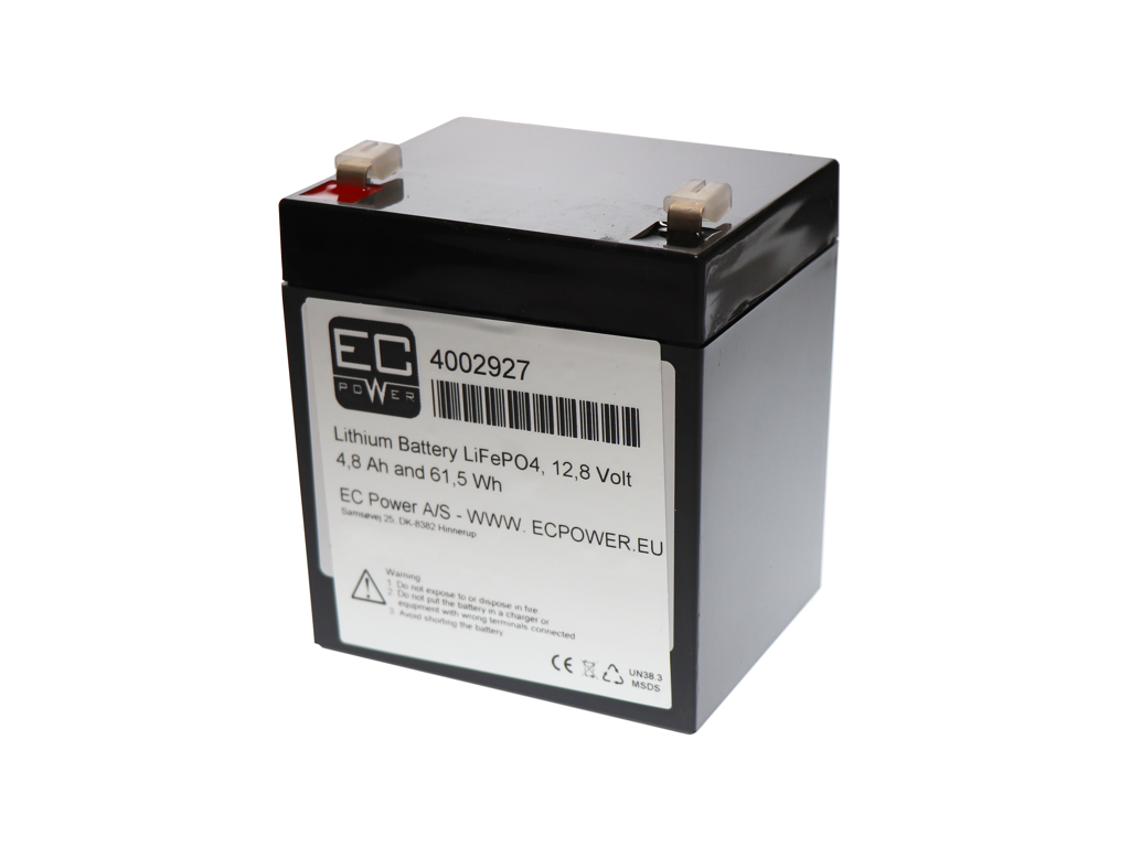 Lithium Battery LiFePO4, 12 Volt 4,8 Ah