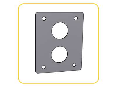 Cover plate 120x150
